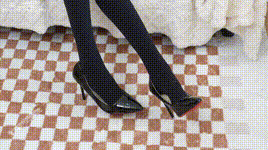 【袜啵啵】1080P-NO.330 稚予-高跟鞋、厚黑丝（花絮版）