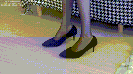 【袜啵啵】1080P-NO.327 雪糕-高跟鞋、黑丝（脚尖微加固款）、ol风（花絮版）