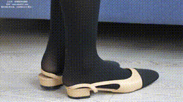 【袜啵啵】1080P-NO.292 奶油-两双平底鞋、厚黑丝、厚肉丝封面图