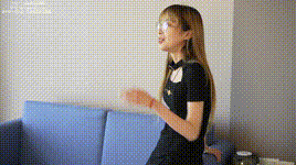 【袜啵啵】1080P-NO.270 稚予-高跟鞋、皮鞋、厚黑丝、黑色大腿棉袜