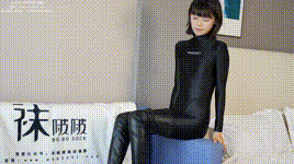 【袜啵啵】1080P-NO.416 糯米-高跟长靴、黑丝（脚尖加固款）、连体衣裤里丝（花絮版）封面图