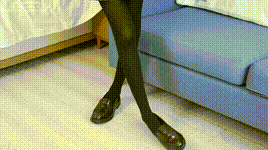 【袜啵啵】1080P-NO.432 稚予-皮鞋、厚黑丝、jk制服（仅花絮版）封面图