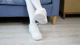 【袜啵啵】1080P-NO.429 甜甜圈-板鞋、白棉袜、过膝白棉袜（花絮版）封面图