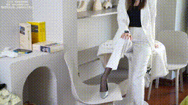 【袜啵啵】1080P-NO.470 稚予 高跟鞋、黑丝（脚尖透明款）、裤里丝（花絮版）封面图