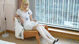 【袜啵啵】1080P-NO.495 小甜豆 高跟长靴、白棉袜、薄白丝（脚尖加固款）（花絮版）封面图