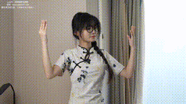 【袜啵啵】1080P-NO.505 甜甜圈-低跟鞋、油亮肉丝（脚尖透明款）、旗袍（超长花絮版）封面图