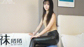 【袜啵啵】1080P-NO.515 甜甜圈 高跟鞋、薄黑丝（脚尖微加固款）、皮裤裤里丝（花絮版）封面图