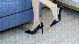 【袜啵啵】1080P-NO.610 稚予 高跟鞋、薄肉丝、穿脱风衣封面图