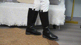 【袜啵啵】1080P-NO.613 稚予 长靴、板鞋、白棉袜、裸足封面图