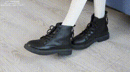 【袜啵啵】1080P-NO.637 稚予 短靴、厚白丝、学院风封面图