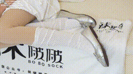 【袜啵啵】1080P-NO.711 珍珠 平底鞋、自然穿脏白棉袜（小腿袜）、厚肉丝踩脚裤、裸足封面图