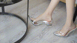 【袜啵啵】1080P-NO.719 稚予 透明高跟鞋、高跟凉鞋、薄肉丝（脚尖加固款）、挑鞋及展示足弓镜头较多